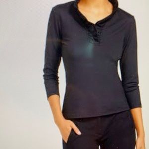 J McLaughlin Durham ruffle top